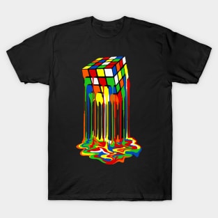 Melting Rubiks Cube T-Shirt